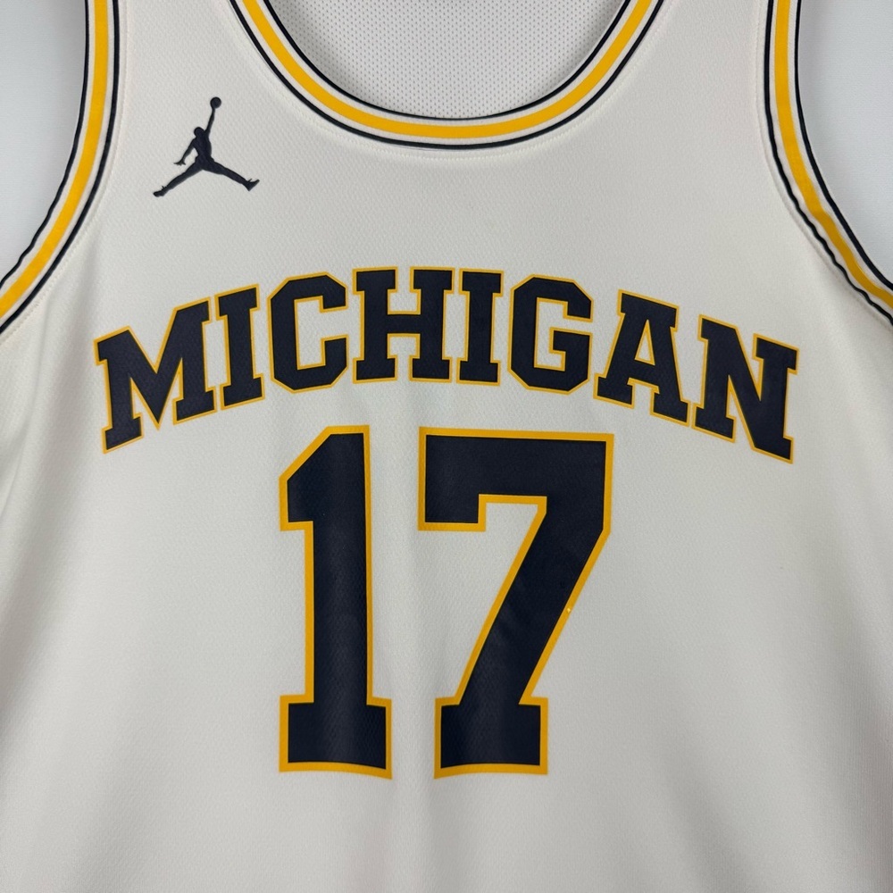 Jordan Brand x Nike Michigan #17 Dri-FIT Jersey – Men’s Size L - Picture 2 of 10
